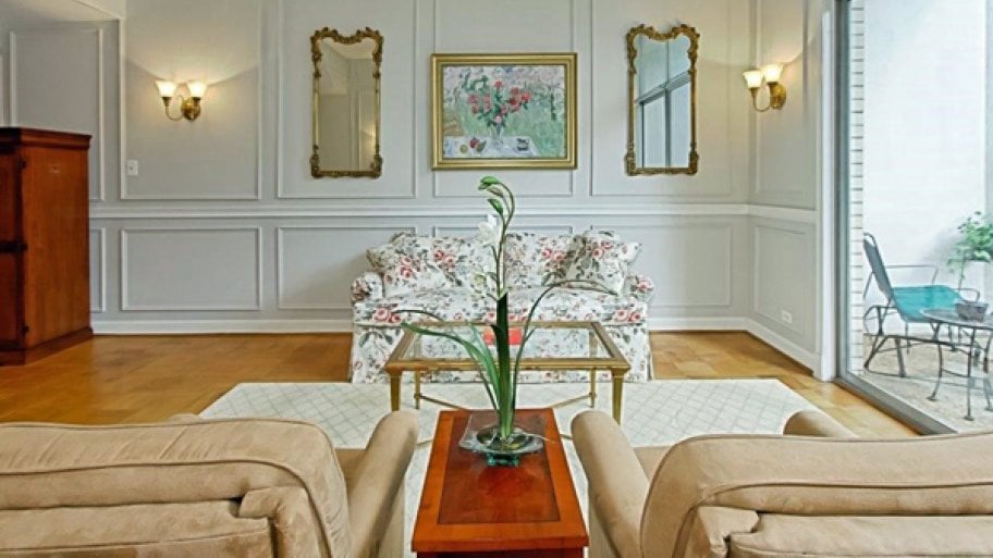 staged living room, home staging
