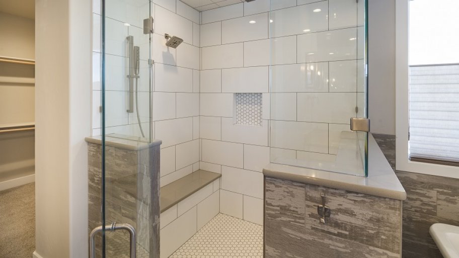 Steam Shower with Glass Enclosure Steam shower with glass enclosure