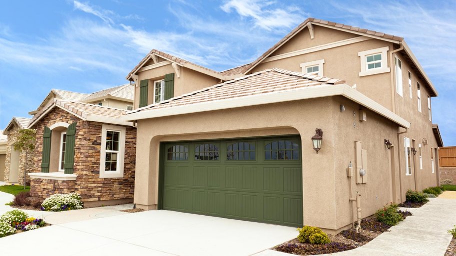 Modern stucco house Modern stucco house