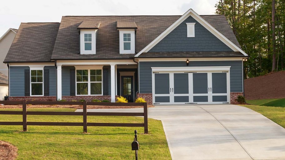 Tidy house and yard