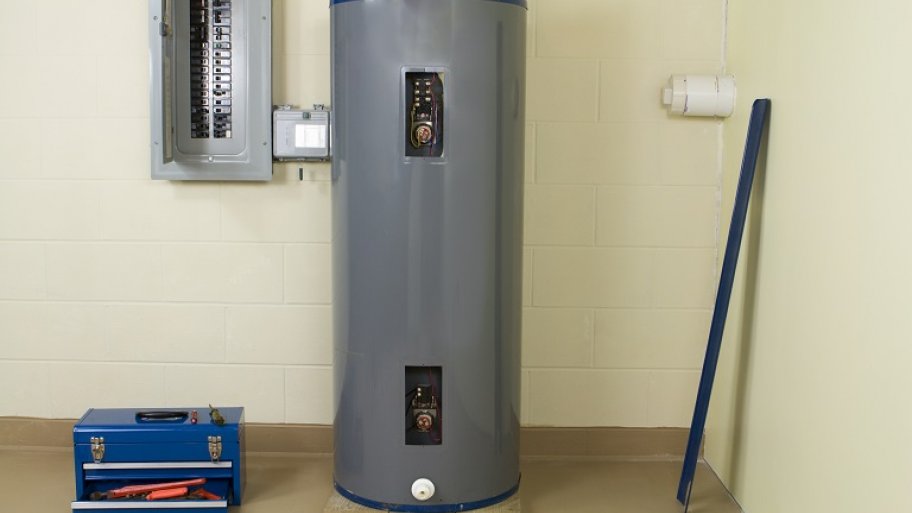 Water heater inside house