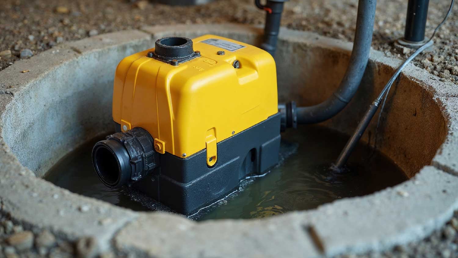 A sump pump system