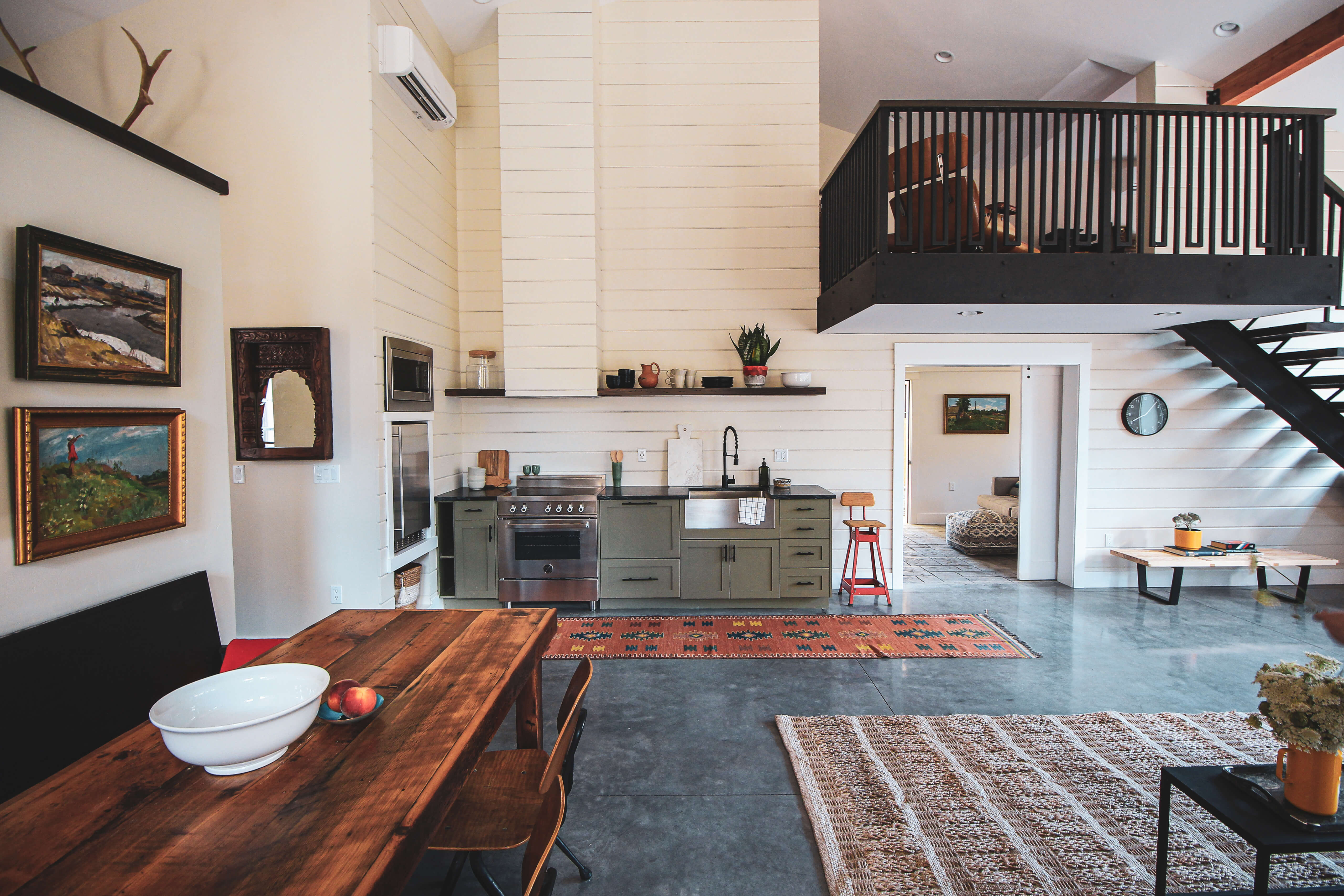 Luxury open-concept kitchen