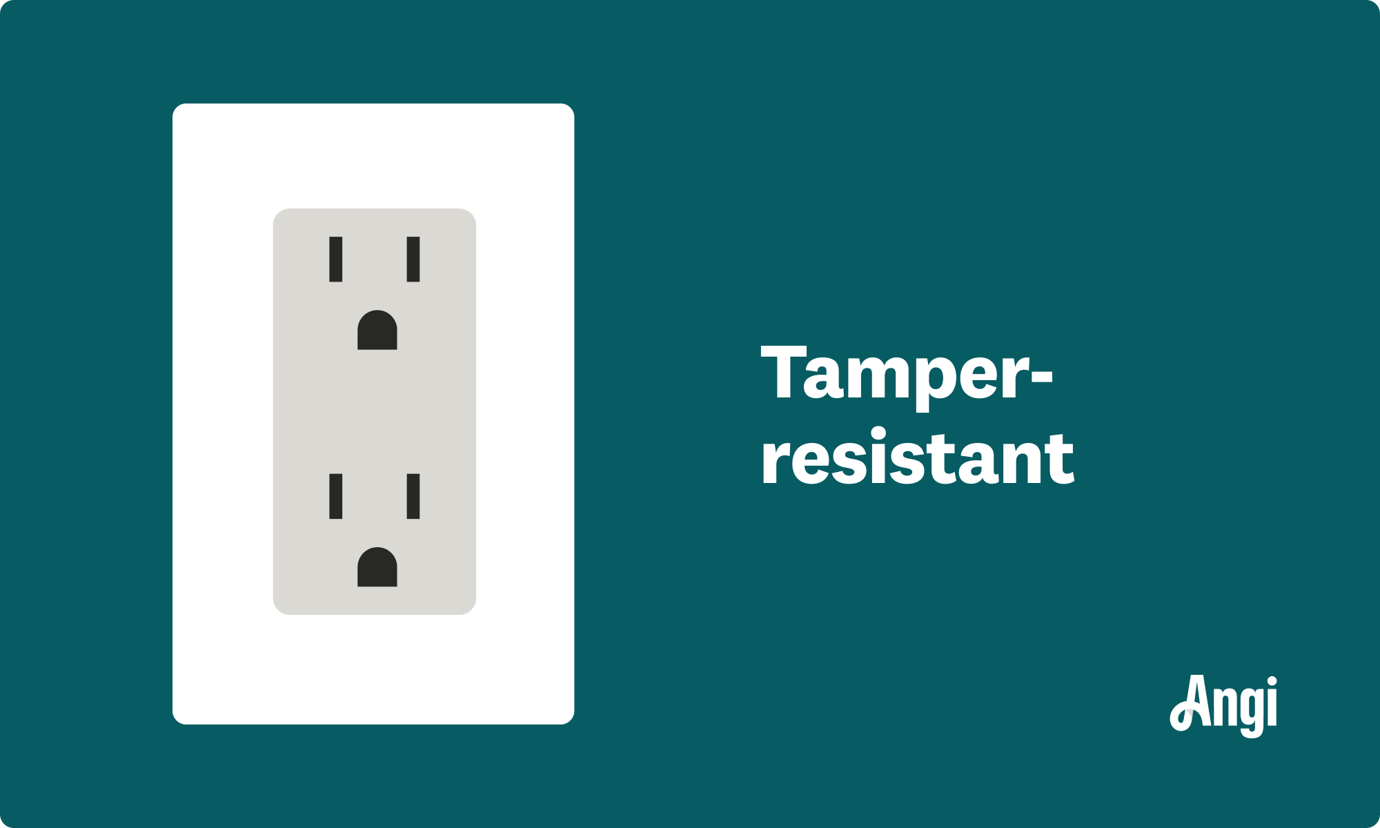  Tamper-resistant outlet illustrated