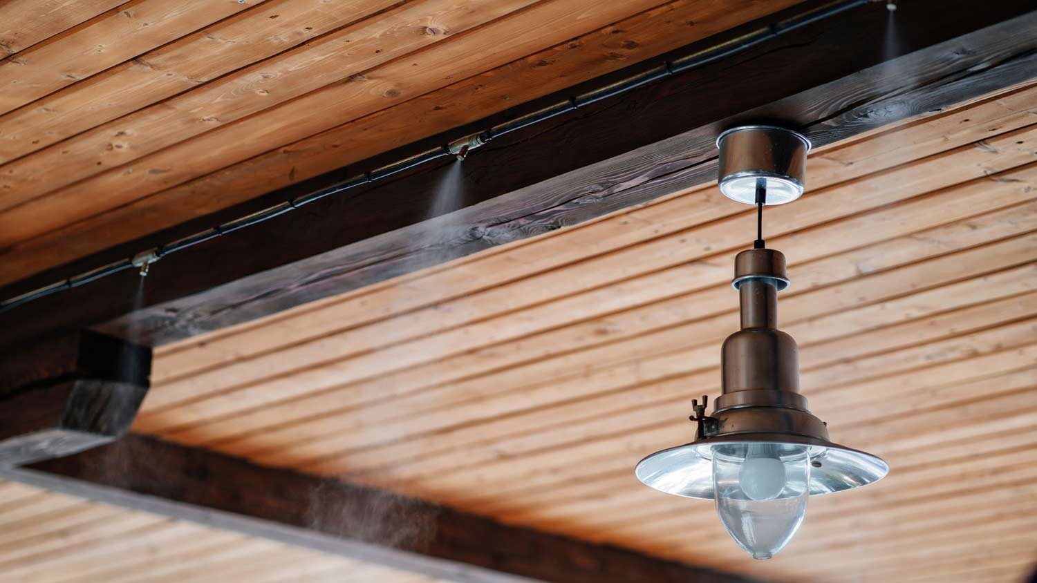 terrace mist cooling system