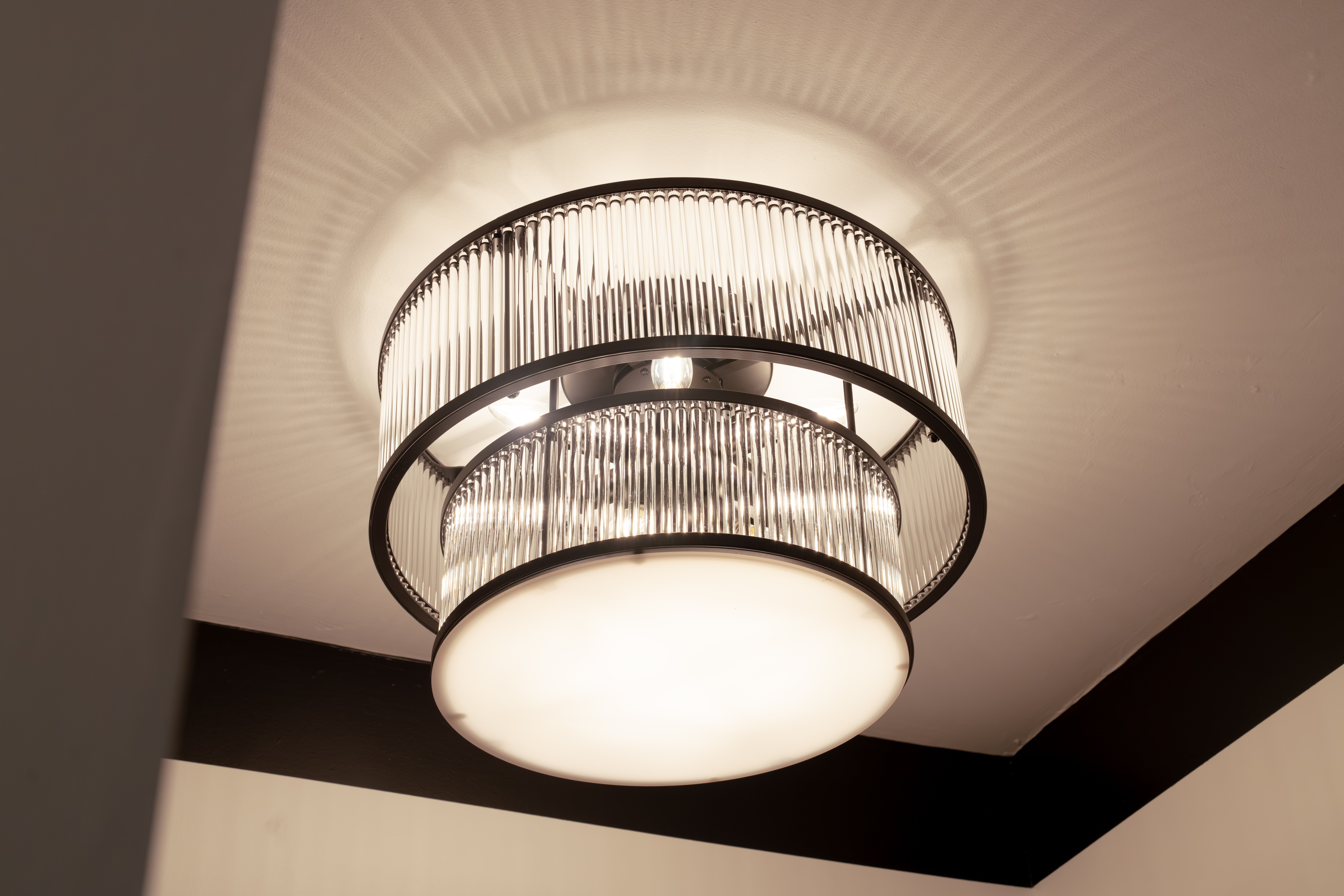 Decorative ceiling light that blends classic and vintage