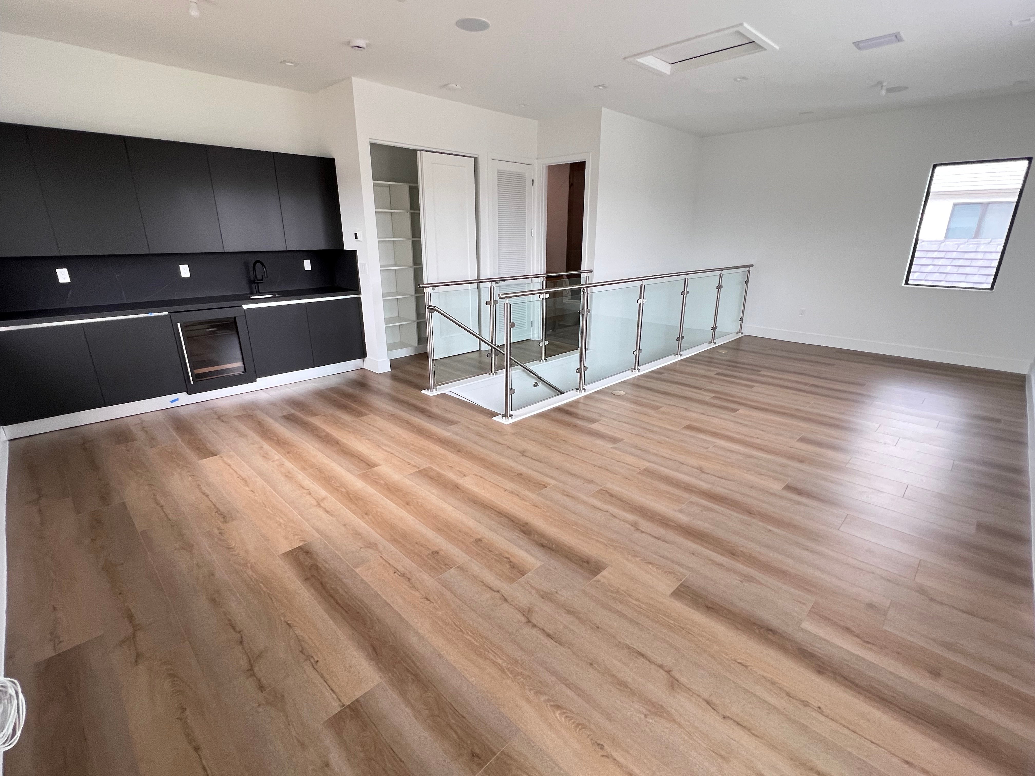 Interior with hardwood floor