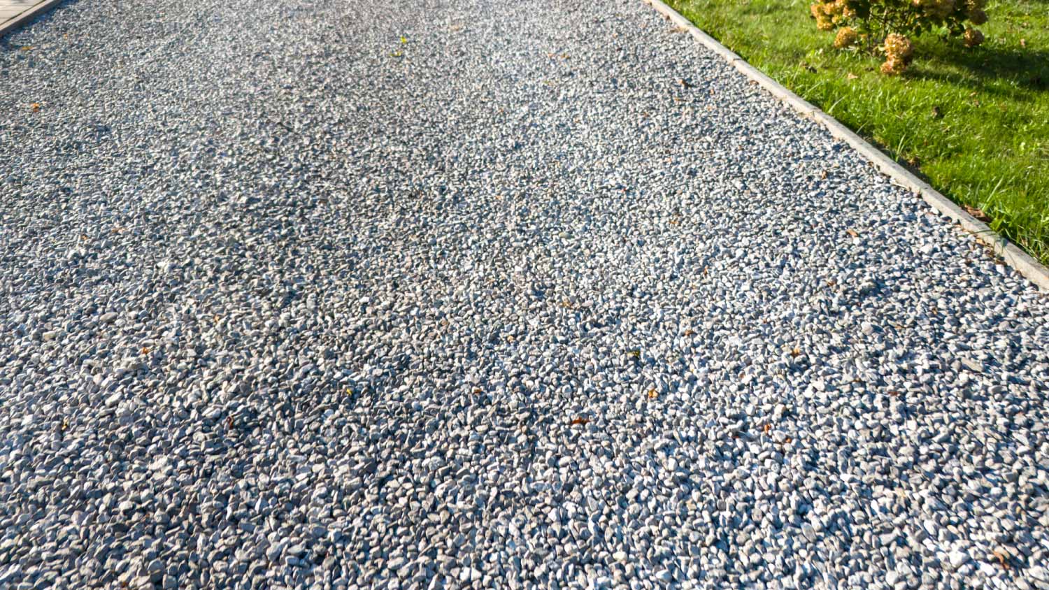 Well-maintained gravel pathway