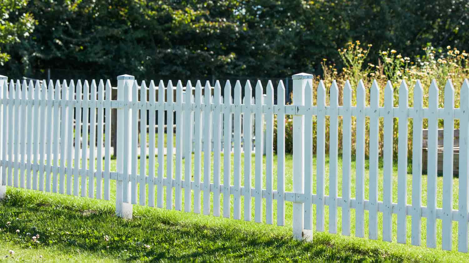 white picket fence