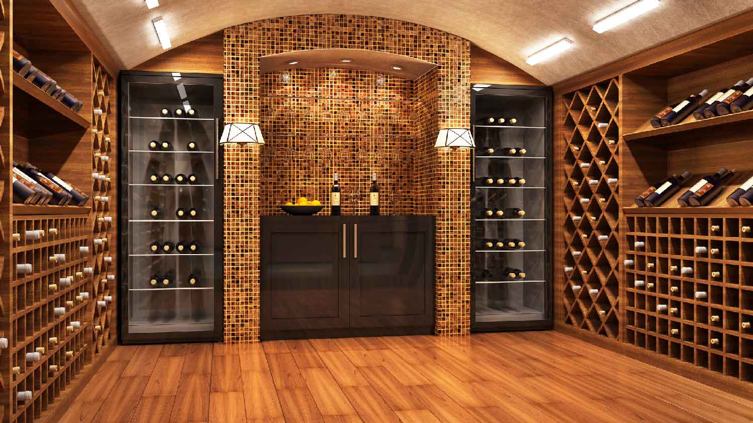 A wine cellar