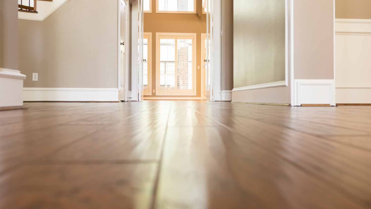 Wooden flooring in home