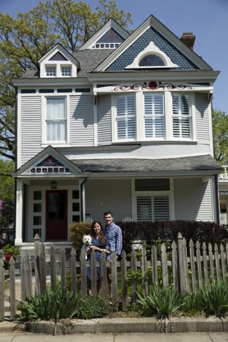 The Lackeys like their home's proximity to a nearby garden park. (Photo by Brandon Smith)