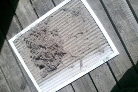 clogged furnace air filter