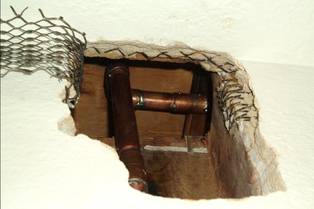 Know where plumbing can be routed through slab foundations before attempting.