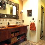 bathroom remodel with double sinks