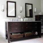 bathroom remodel with double sink vanity