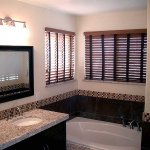 bathroom remodel with granite countertops