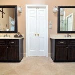 bathroom remodel with double sinks