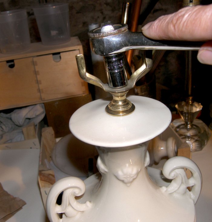 old vintage lamp