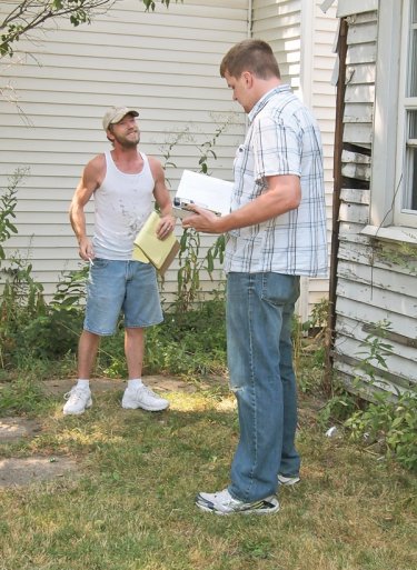 unlicensed contractor receives citation from building inspector