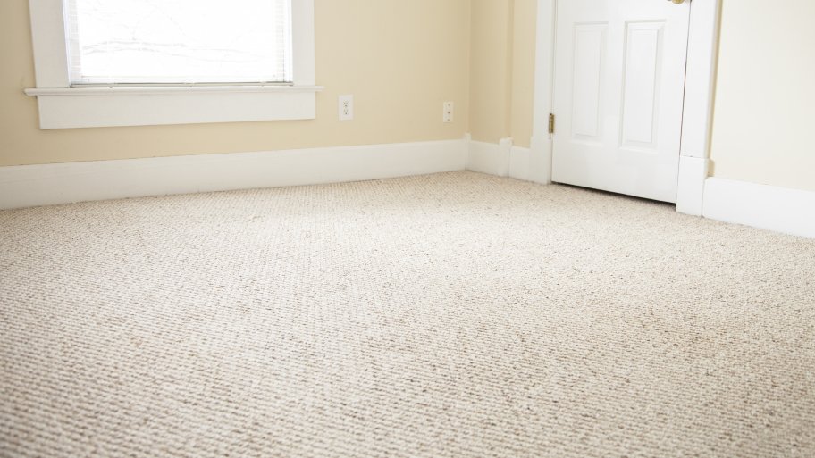 carpeting in an empty room