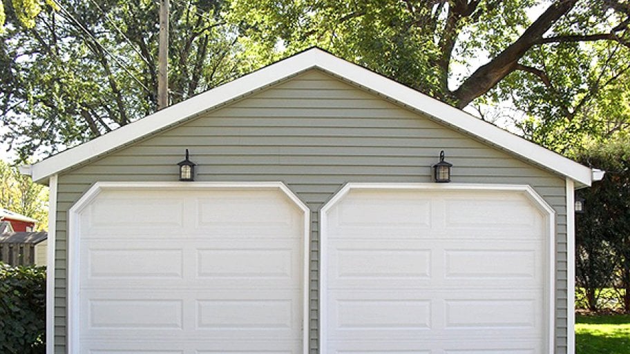 Two-car garage