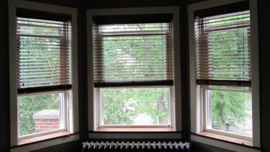 three storm windows in home