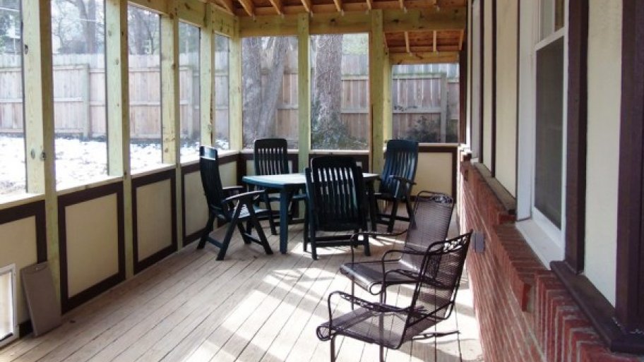 wood porch